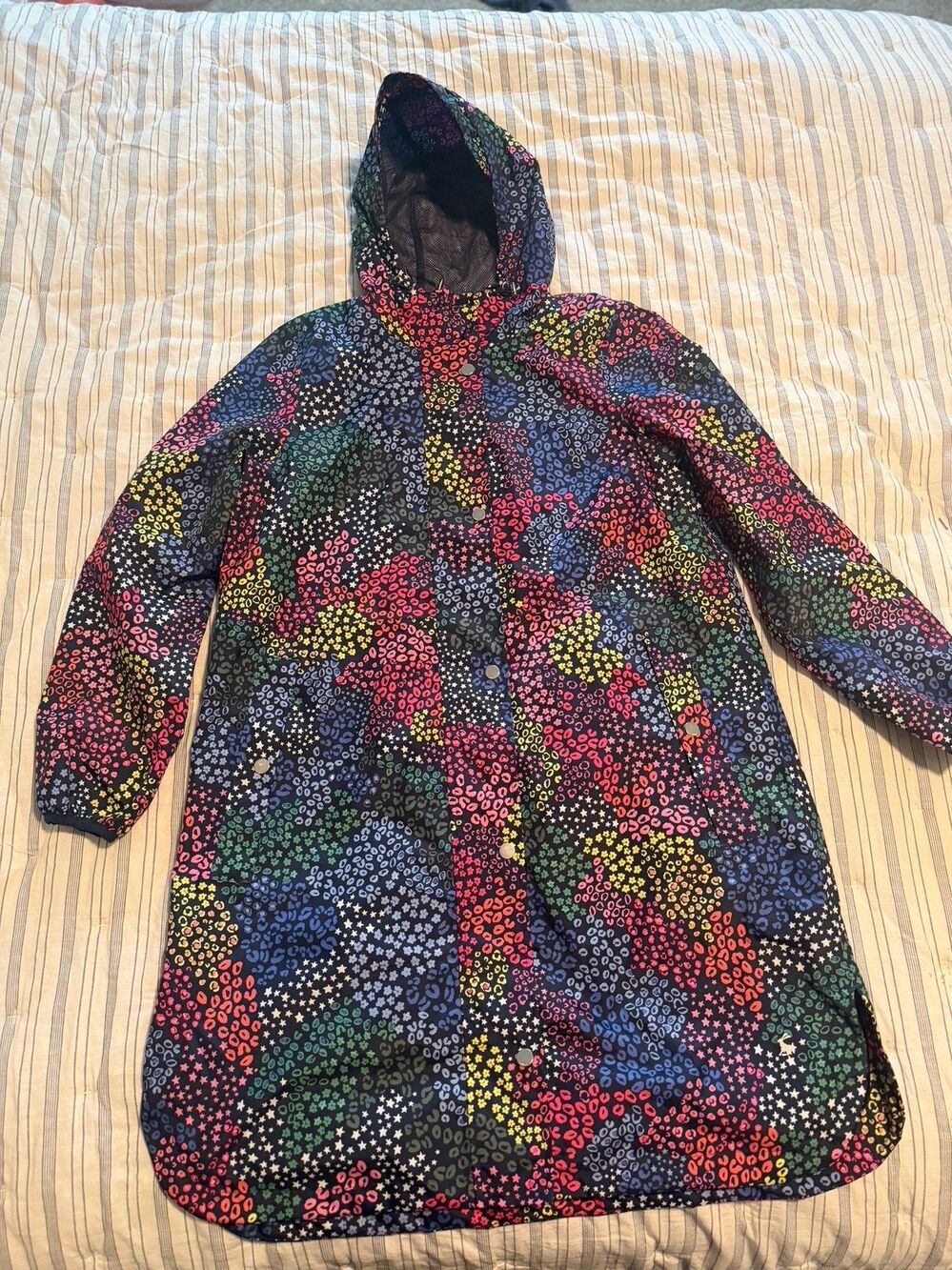 Joules Waybridge Raincoat in Party Leopard Print Women’s Size 6 NWT! - Picture 5 of 12